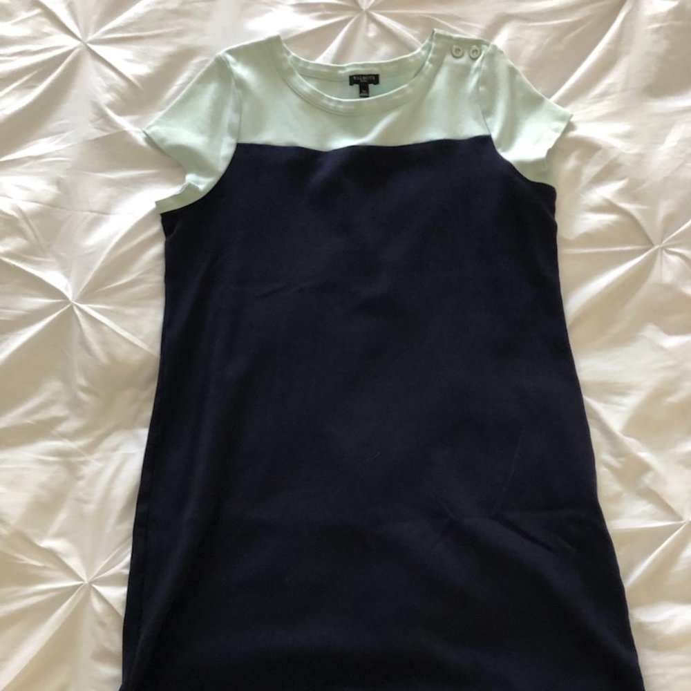 Talbots Colorblock Knit Shift Dress